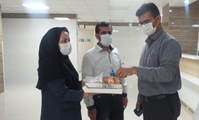 تبریک به مناسبت روز کارمند در بیمارستان حاج محمود حاج حیدر لامرد