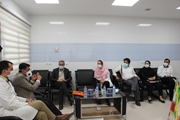 بازدید بازرس ویژه رییس دانشگاه علوم پزشکی شیراز، از مرکز آموزشی درمانی حاج محمود حاج حیدر شهرستان لامرد