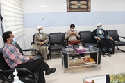 بازدید کارشناسان ستاد اقامه نماز دانشگاه علوم پزشکی شیراز از مرکز آموزشی درمانی حاج محمود حاج حیدر شهرستان لامرد