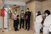 بازدید سرزده دکتر موسوی، نماینده مردم لامرد و مهر در مجلس، از بیمارستان لامرد