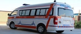 تجهیز یکدستگاه آمبولانس اعزام، مرکز آموزشی درمانی حاج محمود حاج حیدر، توسط نیک اندیش لامردی