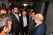 بازدید وزیر بهداشت از بیمارستان جدید شهرستان لامرد